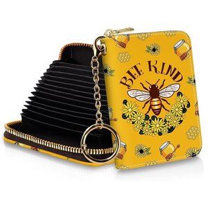 Bee Kind Credit Card Holder RFID Wallet